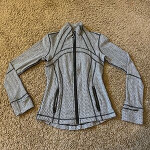 Lululemon Define Jacket (Hazy Heathered White)